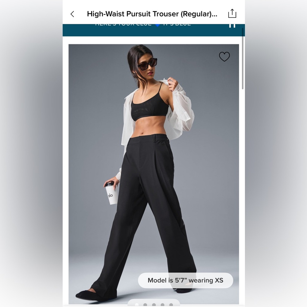 Alo Pursuit High Waisted Trousers